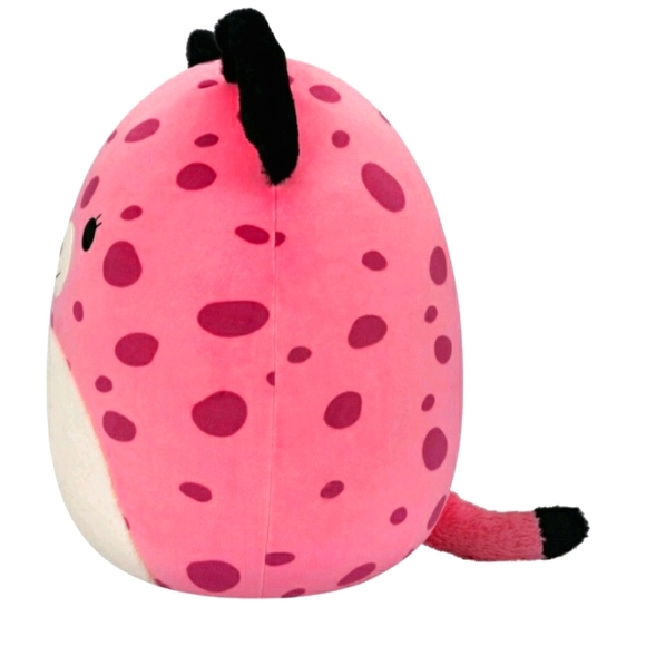Squishmallow 16" Jalisca The Pink Leopard Fuzzy Belly Kellytoy Nwt 2023 - Picture 4 of 4